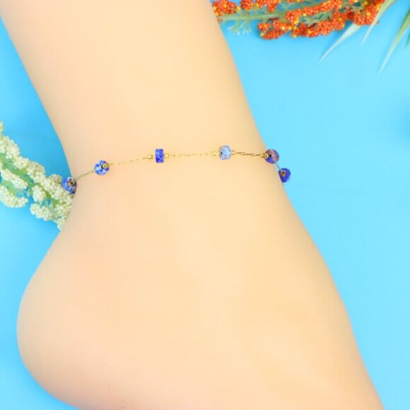 Elegant Handmade Anklet – Perfect for Women & Girls | Ideal Gift Option, DYC1583 - Picture 5 of 11